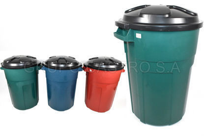 Foto de Bote 105 ltrs c/tapa spartaplast 0950-2-1 51.4 diam,68 alt cms