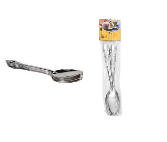 Foto de Cucharita Acero 15 cms Set 12 Pcs GET14-03  (100)