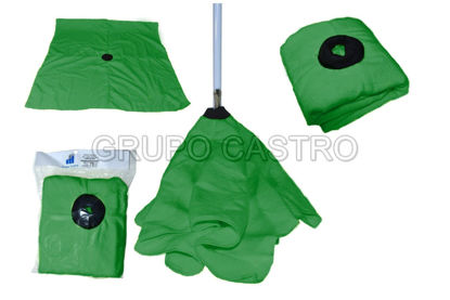 Foto de PAÑO MICROFIBRA PARA PISO 70CMX40CM VERDE