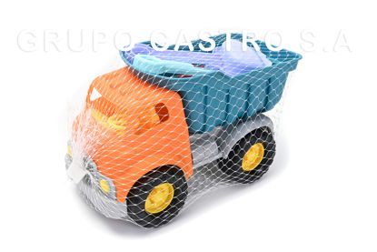 Foto de Set Playa Camion Vagoneta 5 pcs c/Accesorios 588-1 GET02-02 30larg,18alt cms (45)