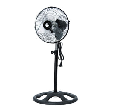 Foto de Ventilador Pie 10" Negro malla aspa metal Grupo Castro D'world GET50-02 (4)---