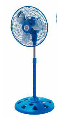 Foto de Ventilador Pie 10" Azul malla aspa metal Grupo Castro D'world GET50-03 (4)---