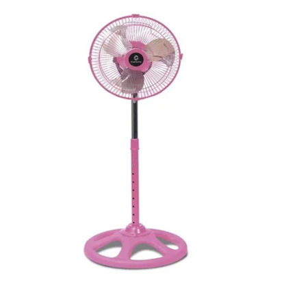 Foto de Ventilador Pie 10" Rosado malla aspa metal Grupo Castro D'world GET50-04 (4)---