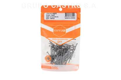 Foto de Clavo c/cabeza 1½" Blister 70 pcs KKYJIA K622 (2,0X40mm) GET59-10 (288)