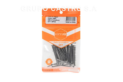 Foto de Clavo c/cabeza 2" Blister 35 pcs KKYJIA K623 (2,5X50mm) GET59-11 (288)