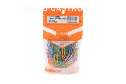 Foto de Clips Color blister 190 pcs K3671 KKYJIA (28mm) GET59-27 (288)