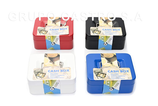 Foto de Caja Seguridad Portatil p/ bill y moned KS-250A 25x20x9 cms ( 10" ) GET37-07 (16)