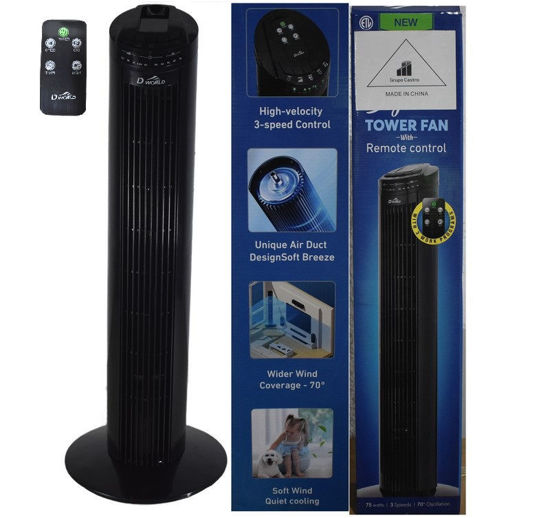 Foto de Ventilador Torre c/control Rem DWORLD DW-T030 78 cms GET50-18/0712894 (2)