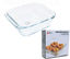 Foto de Pyrex Bandeja cuadrada 1,8 ltrs GET24-03 RED CHERRY 22x24.5cms (12)