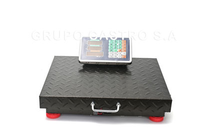 Foto de Balanza Piso Inalamb Elect 300K 52 largx42anc cms TCSW-300 20 mts Alcanc GET20-10 (1)