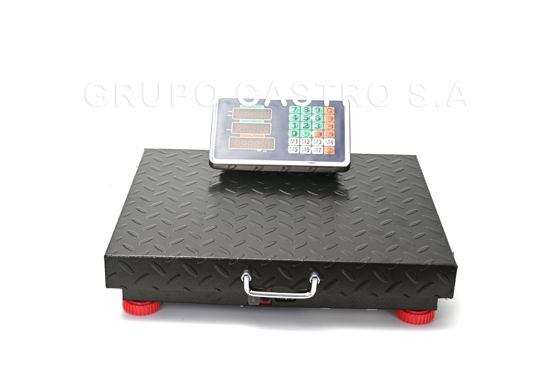 Foto de Balanza Piso Inalamb Elect 300K 52 largx42anc cms TCSW-300 20 mts Alcanc GET20-10 (1)