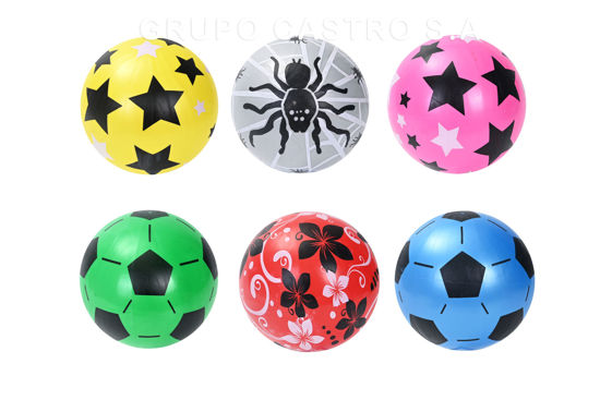 Foto de BOLA HULE DECORADA 12 CMS GET03-04 (600)