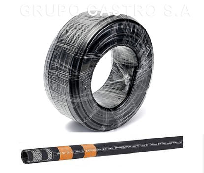 Foto de Manguera Gas Negra 8x17 mm 30 metros GET25-01 (5)