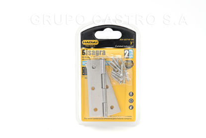 Foto de Par Bisagra Blister HAOYLI 3" (68larg,38anc mm) GET49-08 (240)