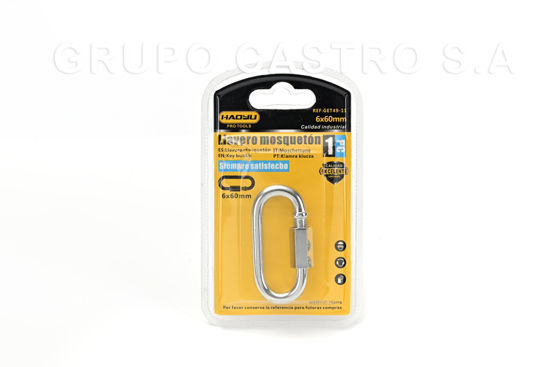 Foto de Llavero Mosqueton GET49-11 (2,3"x15/64") 6x60mm HAOYLI (240)