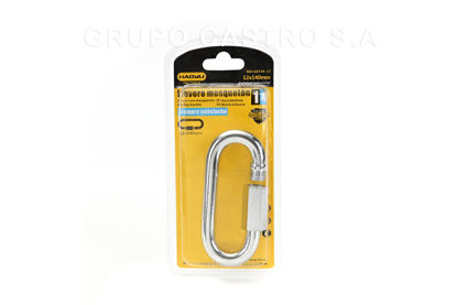 Foto de Llavero Mosqueton GET49-17 Blister (5.5"x15/32")12x140mm HAOYLI (120)