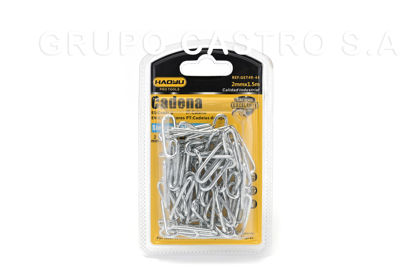 Foto de Cadena Eslabones Blister 1,5 mtrs x 2 mm HAOYLI GET49-44 (72)