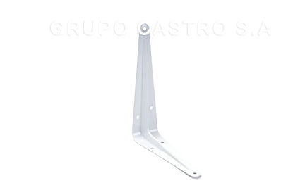 Foto de ESCUADRA METAL BLANCA GET49-51 5"X6"12.7X15.2CMS (12)(288)