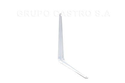 Foto de ESCUADRA METAL BLANCA GET49-54 10"X12"25.4X30.5CMS (24)(144)