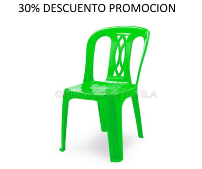 Foto de SILLA SIN BRAZO REY CAOBA VERDE LIMON SLX054000 *DESTEÑIDA*