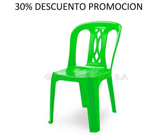 Foto de SILLA SIN BRAZO REY CAOBA VERDE LIMON SLX054000 *DESTEÑIDA*