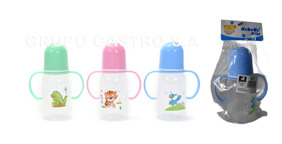 Foto de Biberon 5 onz dec c/agar 150 ml GET67-01 kebaby Kiss (180)