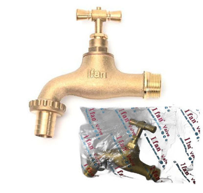 Foto de Llave Chorro Bronce IFAM 1/2" 230 grs R08 GET42-17 IFAN VALVE (100)