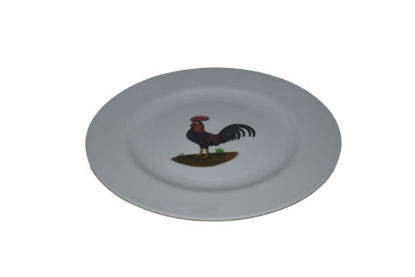 Foto de PLATO PLANO GALLO 33CMS 13" MELAMINA UM-BP-CB-CF T-1A.07BP