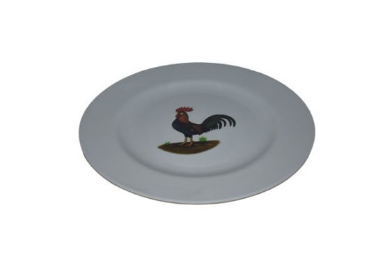 Foto de PLATO PLANO GALLO 33CMS 13" MELAMINA UM-BP-CB-CF T-1A.07BP