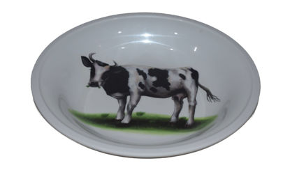 Foto de PLATO HONDO VACA 8"MELAMINE UM-BP-CB-CF W-333B.07BP