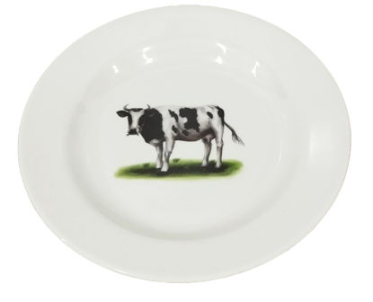 Foto de PLATO SEMIHONDO VACA 8.5" 22CMS MELAMINE UM-BP-CB-CF A03-220.07BP