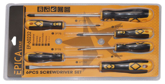 Foto de Destornillador Set 6 pcs Magnetico CRV Blister (3 estrella, 3 plano) EP-60232 EPICA (47)