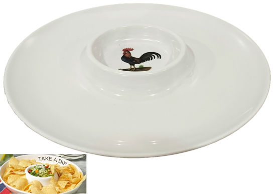 Foto de PLATO REDONDO GALLO BOCAS 30CMS UM-BP-CB-CF BM-BQ1.07BP MELAMINA