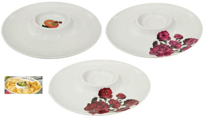 Foto de PLATO REDONDO DECORADO BOCAS 30CMS UM-BP-CB-CF BM-BQ1.07BP MELAMINA