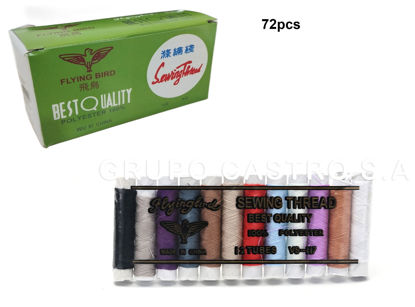 Foto de Hilo Coser Surtido Cajita 72 pcs 17  Mtrs GET46-01 (100)