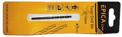 Foto de Broca Metal Helicoidal Blister 1/8"3X61mm EPICA EP-10694 (500)