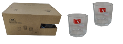 Foto de Vaso Wiskero Vidrio Octagonal Set 6 pcs 290ml -10 onz MBB26019/Y5405 /Y1001-3