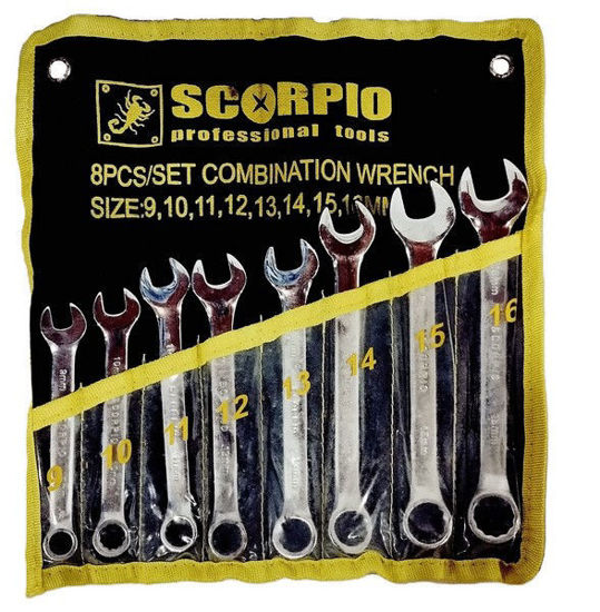 Foto de SET LLAVE 9,10,11,12,13,14,15,16mm SC0886 SCORPIO