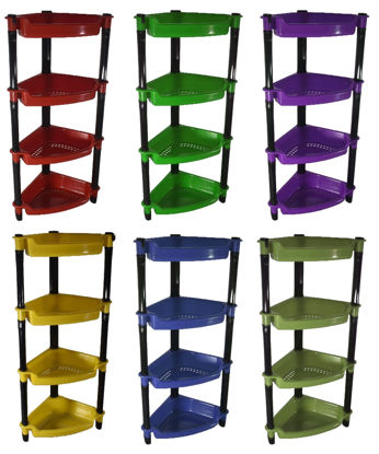 Foto de Verdurero Triangular 4 divisiones 1ORGTRI 36x24x80.5cms (6)