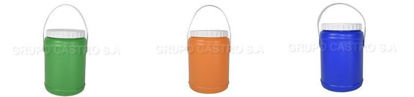 Foto de Envase 1/2 Gln (2.2ltrs) C/Tapa y Asa Verde Salvaplastic 18altx13an cms 7246232606