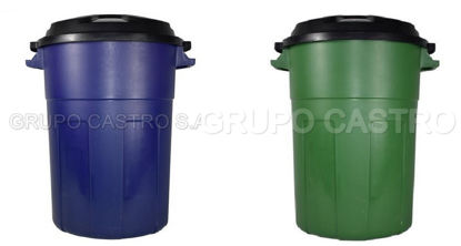 Foto de BOTE DEPOSITO MULTIUSOS (70 LTRS) SALVAPLASTIC AZUL 57alt x 45anCMS 8512089810