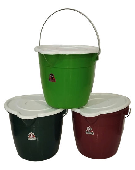 Foto de Cubeta 10ltrs C/T Pico Color lisos CUBE06  26X31 cms Stampo (24)