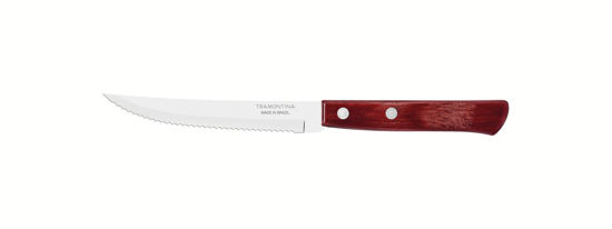 Foto de Cuchillo  tramontina p/madera 5" Churrasco p/asado 21199/764 (60)