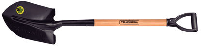 Foto de Pala Const Redonda Americana 77470/424 c/mango madera 71 cms Tramontina (1)