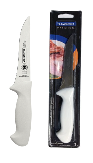 Foto de Cuchillo Tramontina 5" Deshuesar Premium 24471/185 puño blanco (60)