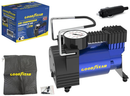Foto de COMPRESOR AIRE GOODYEAR 991-2303170  12 V 180W/15A 150PSI (1)