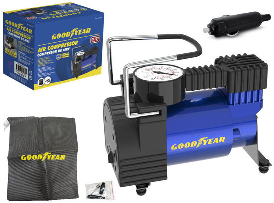 Foto de COMPRESOR AIRE GOODYEAR 991-2303170  12 V 180W/15A 150PSI (1)