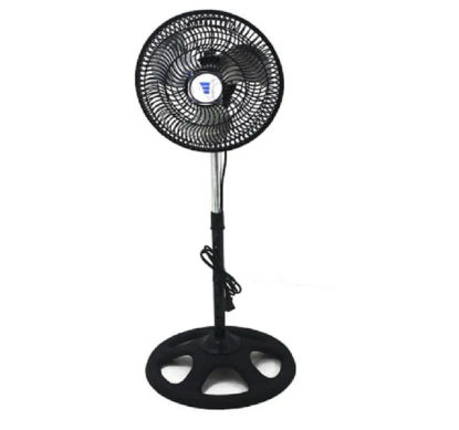 Foto de Ventilador 10" Pie GRUPO CASTRO Negro Aspa Metal -Malla Plastica (6)