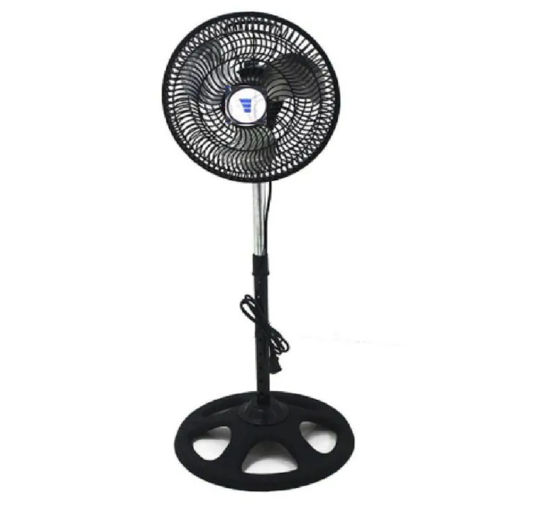 Foto de Ventilador 10" Pie GRUPO CASTRO Negro Aspa Metal -Malla Plastica (6)