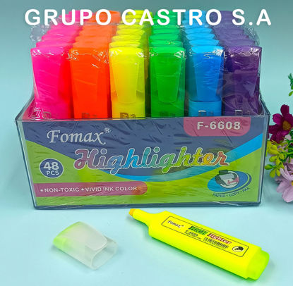 Foto de Resaltador FOMAX Set 48 pcs Surtido Colores NCB2401 F-6608 (1152)